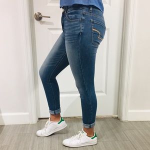 American Eagle High Rise super stretch jeggings